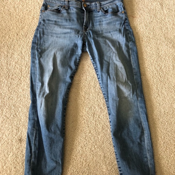 7 For All Mankind Denim - 7 For All Mankind Women's Blue Jeans